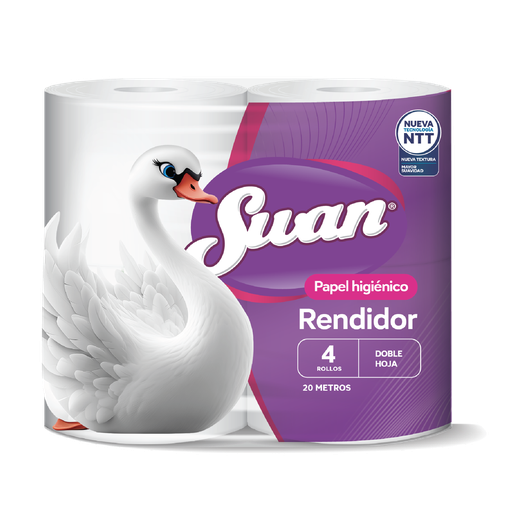 [10277] Papel Higienico Rendidor SWAN 4x20mts 