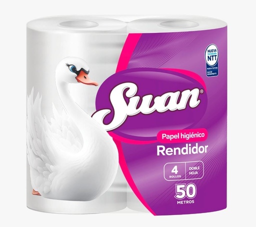 Papel Higienico Rendidor SWAN 4x50mts
