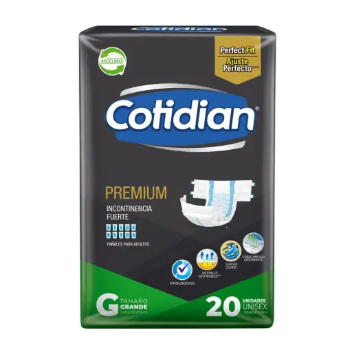 [10324] Pañales de Adulto Cotidian Premium G 20Un
