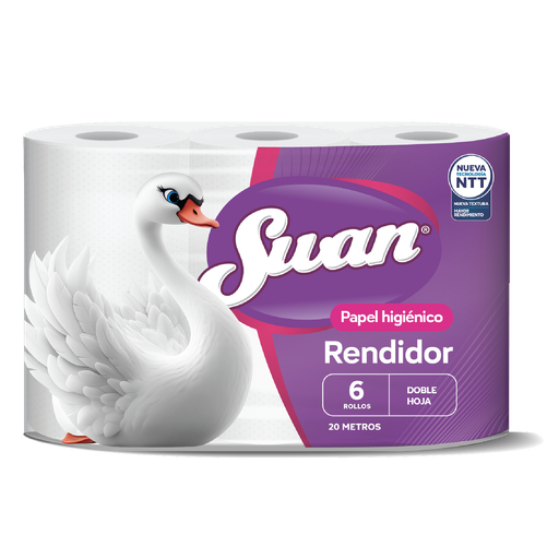 [10279] Papel Higienico Rendidor SWAN 6x20mts  