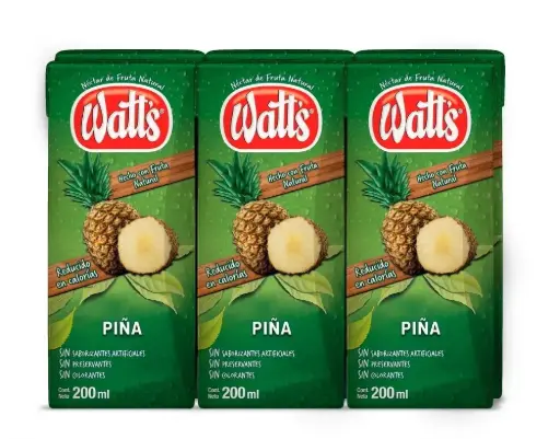 [10204] Jugo Watts Piña 6x200ml 