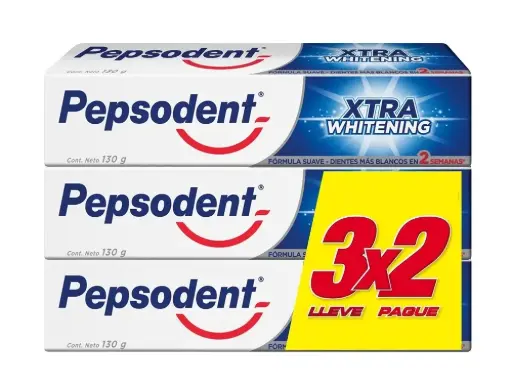 [10302] Pasta Dental  Whitening Pepsodent 3x130gr