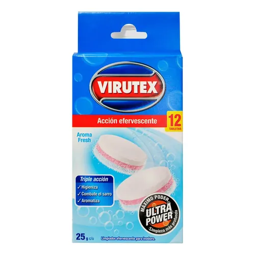 [104029]  Tableta Efervescente Pastilla Estanque Lavanda VIRUTEX 1x12 Tabletas