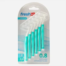 [10476] Cepillo Interdental Angulo 0.8mm FreshUp 6un