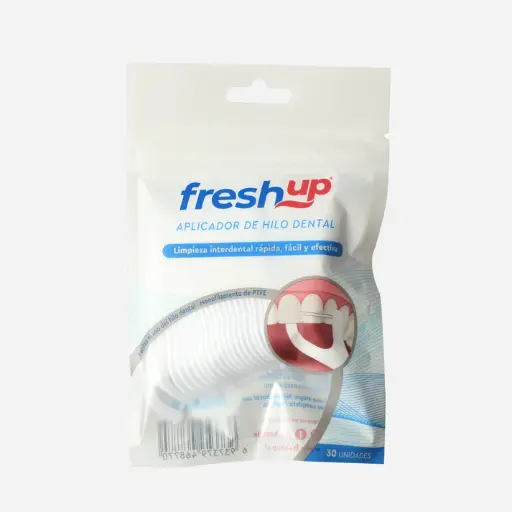 [10478] Aplicador Hilo Dental FreshUp 30un