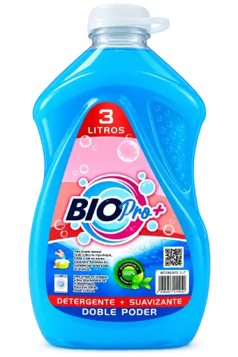 Detergente liquido + suavizante BioPro+ 3L